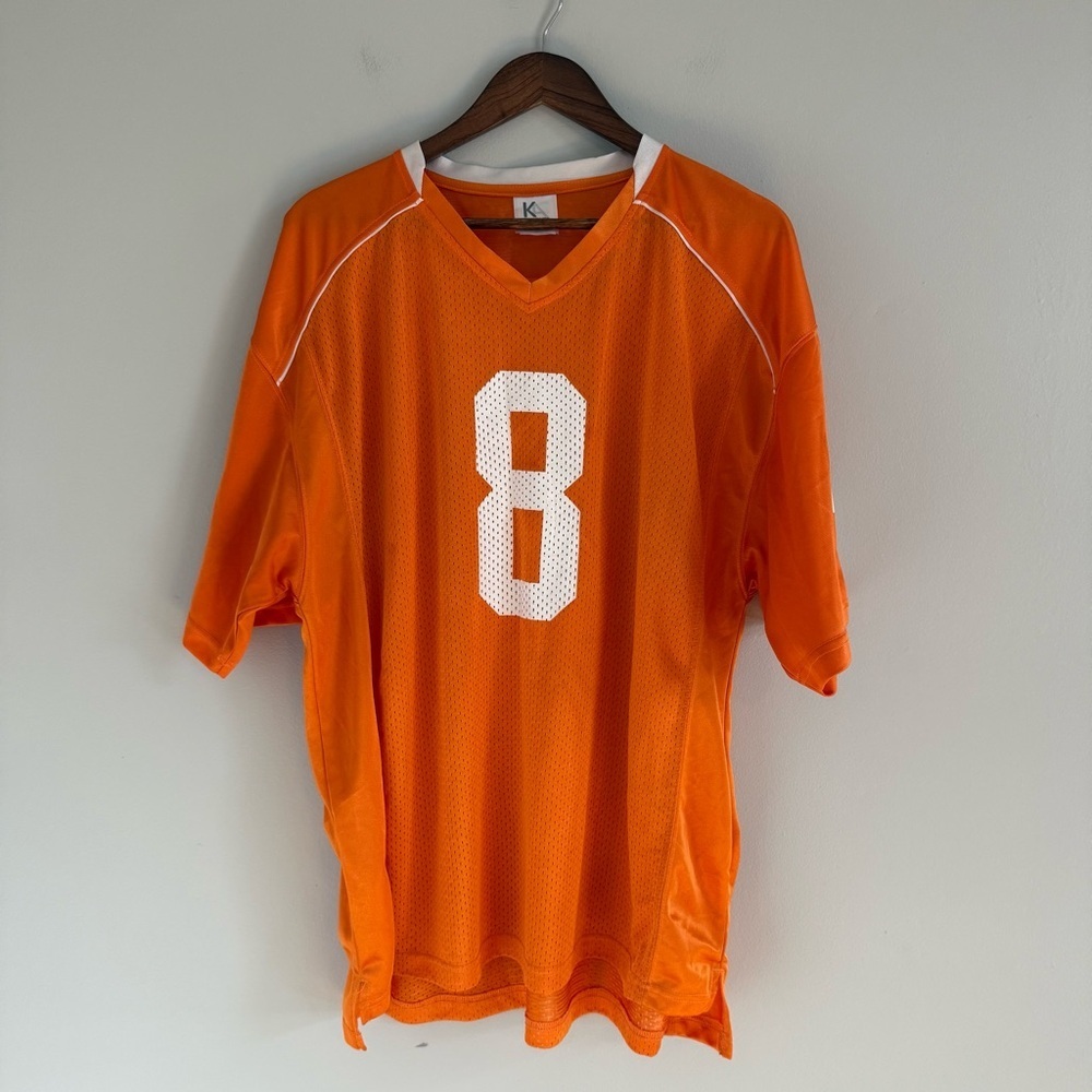 Men's Tennessee Orange V-Neck Football Jersey - Picture 2 of 9